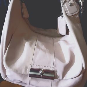 Light pink vintage coach